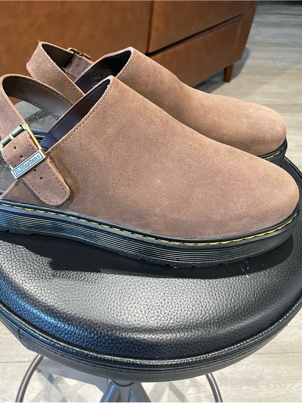 Dr. Marten Brookline Brown Slip On